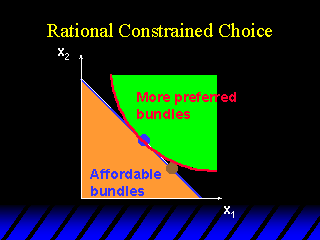 Rational Constrained Choice